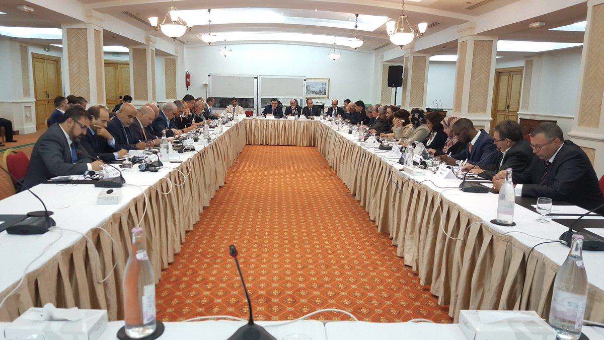 Meeting of the Political Dialogue Committee (photo credit: Libya Observer) Meeting of the Political Dialogue Committee (photo credit: Libya Observer)