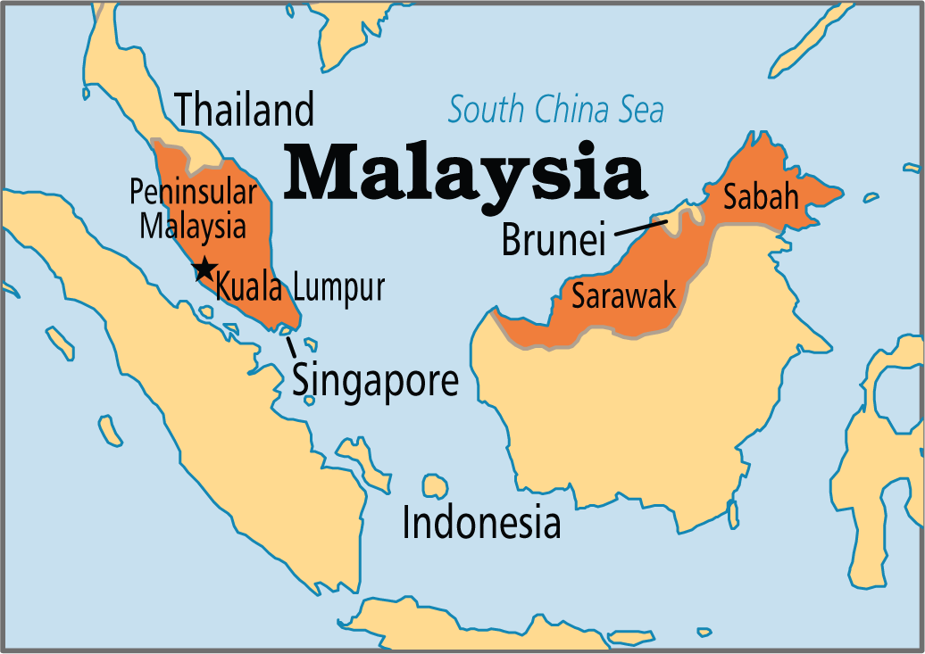 Map of Malaysia