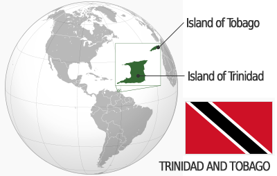Map of Trinidad and Tobago (photo credit: Nationalia)