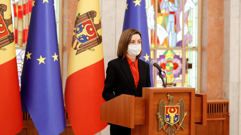 President of Moldova Maia Sandu (photo credit: Emerging Europe)