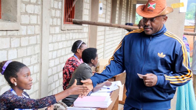 Pierre Nkurunziza first came to power in 2005 (photo credit: Evrard Ngendakumana/Reuters)