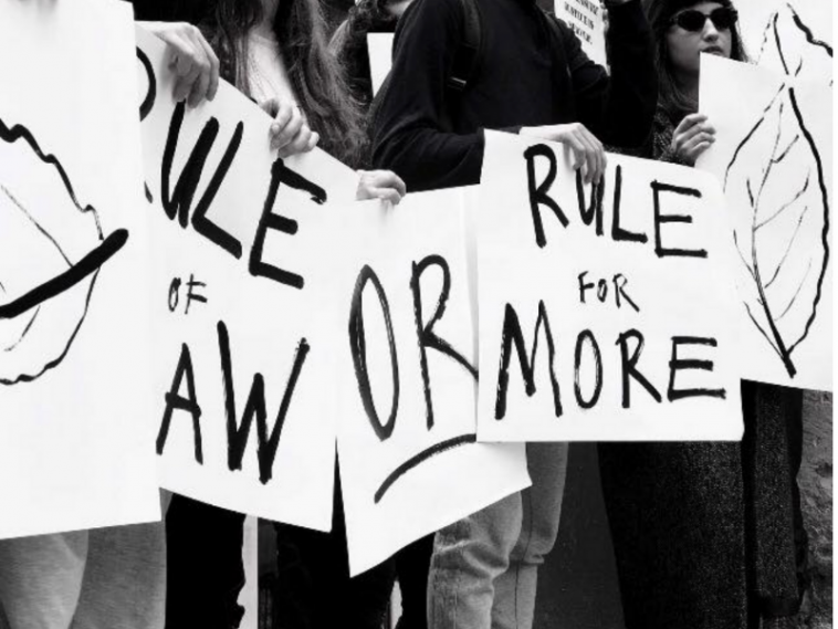 Placard demands rule of law reforms during protests after killing of journalist Daphne Cauana Galizia in 2017 (photo credit: TheShift/Victor Paul Borg) Placard demands rule of law reforms during protests after killing of journalist Daphne Cauana Galizia in 2017 (photo credit: TheShift/Victor Paul Borg)