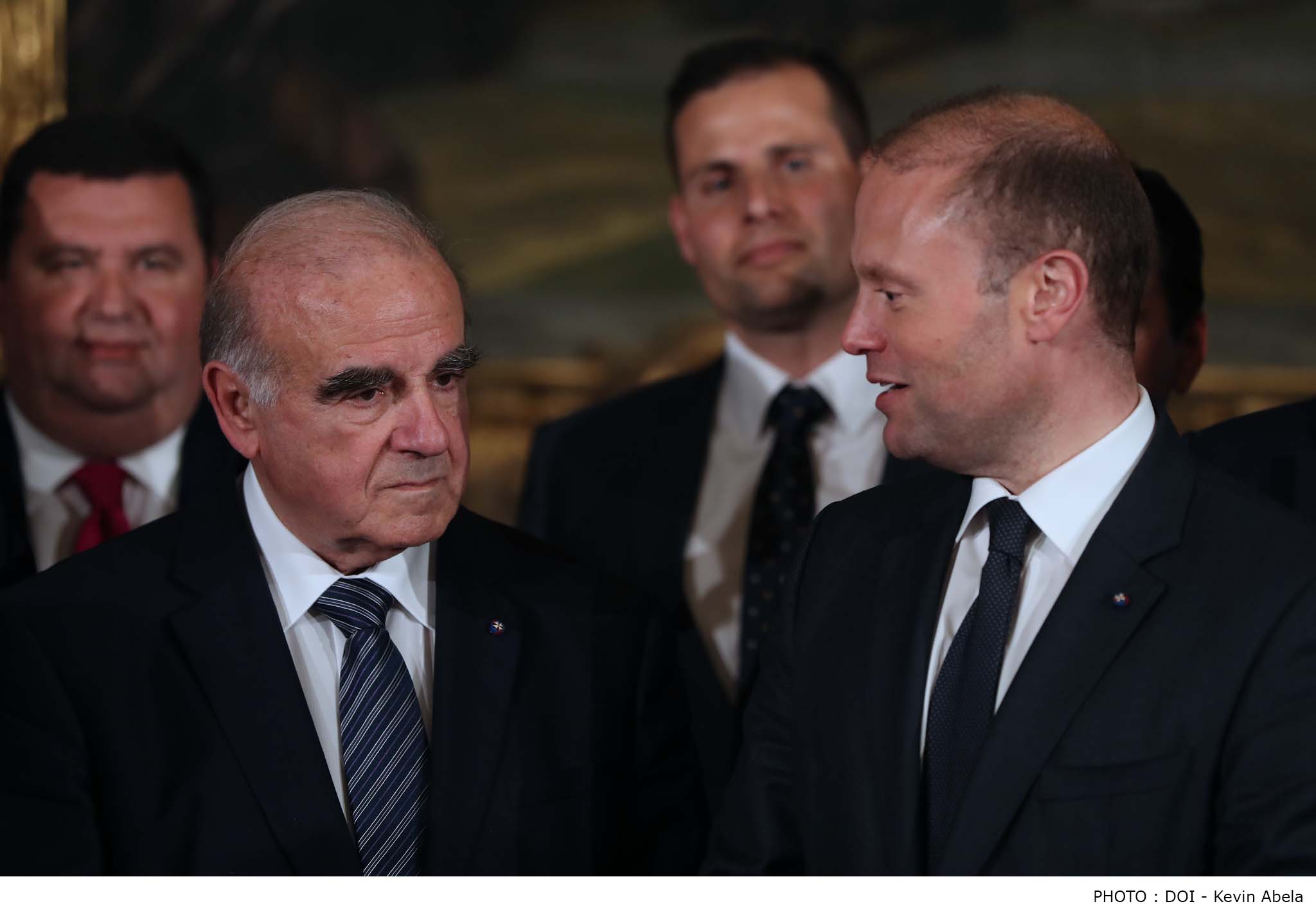 President George Vella - left - with Prime Minister Joseph Muscat (photo credit: Office of the President) President George Vella - left - with Prime Minister Joseph Muscat (photo credit: Office of the President)