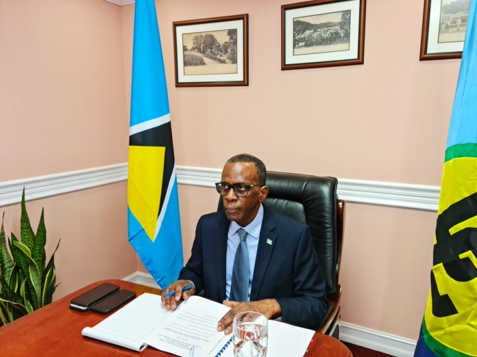 Prime Minister of St. Lucia Philip J Pierre (photo credit: Associates Times)