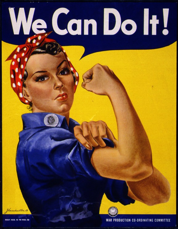 Rosie de Riveter poster 'We can do it!' Rosie de Riveter poster 'We can do it!'