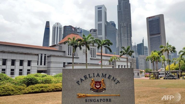 Singapore's Parliament House (photo credit: AFP/Roslan Rahman). Singapore's Parliament House (photo credit: AFP/Roslan Rahman).