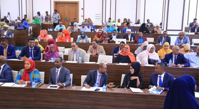 Lower House of Somalian Parliament (photo credit: Garowe Online)