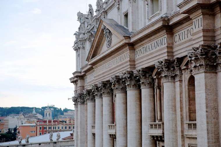 St. Peter's Basilica from the Vatican's Apostolic Palace (photo credit: Lauren Cater/CNA)