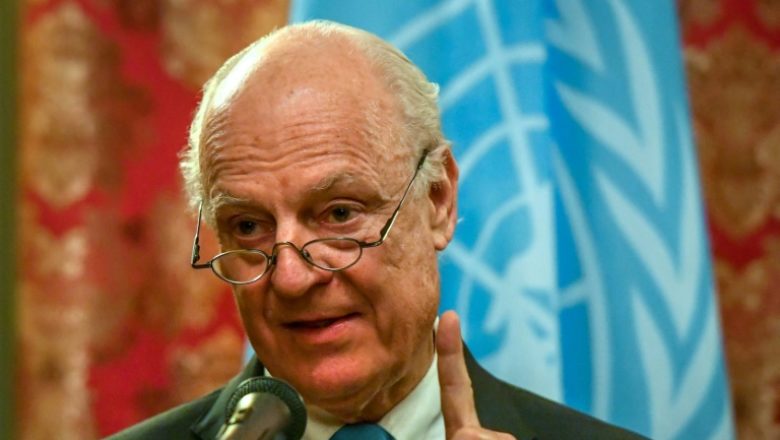 UN Envoy to Syria Staffan de Mistura (photo credit: AFP) UN Envoy to Syria Staffan de Mistura (photo credit: AFP)