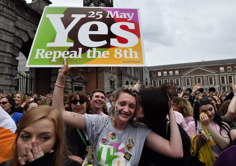 The Irish government's decision to hold a referendum on Article 41.2 comes two months after the Irish people voted to allow access to abortion (photo credit: The Independent/Getty) The Irish government's decision to hold a referendum on Article 41.2 comes two months after the Irish people voted to allow access to abortion (photo credit: The Independent/Getty)