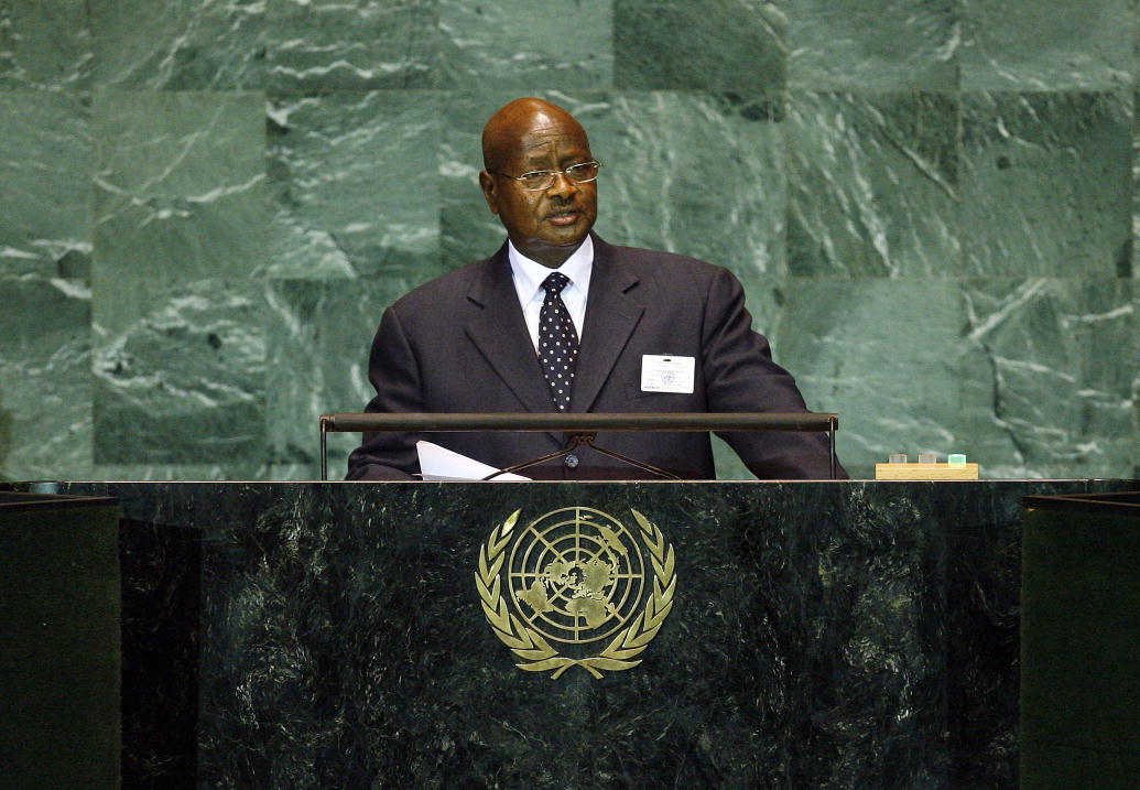 President Museveni addresses UN General Assembly (Photo credit: UN Photo) President Museveni addresses UN General Assembly (Photo credit: UN Photo)