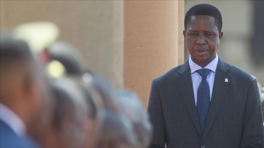 Zambia's President Edgar Lungu (photo credit: Andolu Post)