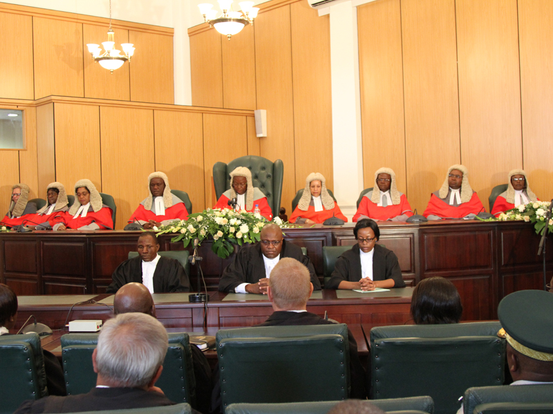 Constitutional Court judges (photo credit: News Day)