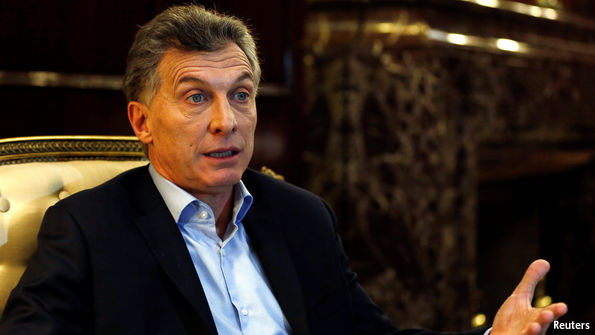 Argentinean president Mauricio Macri (photo credit: Reuters) 