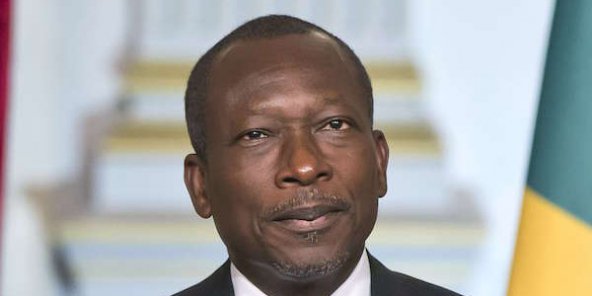 President Patrice Talon (photo credit: Michel Euler/AP/SIPA)