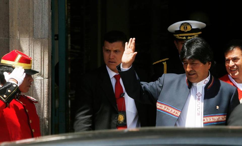 President of Bolivia: Evo Morales (photo credit: Miami Herald) President of Bolivia: Evo Morales (photo credit: Miami Herald)