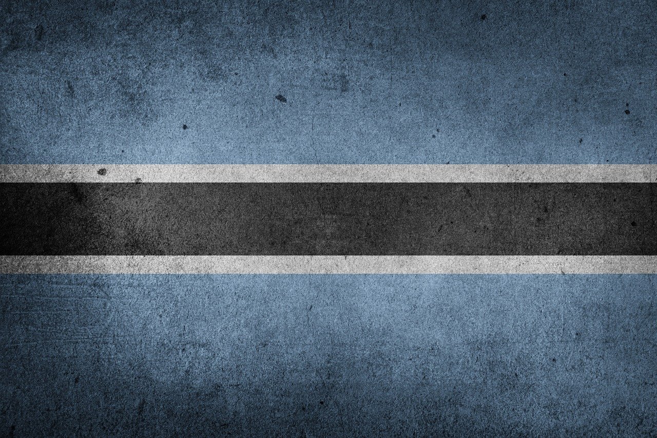 Flag of Botswana (photo credit: pixabay)