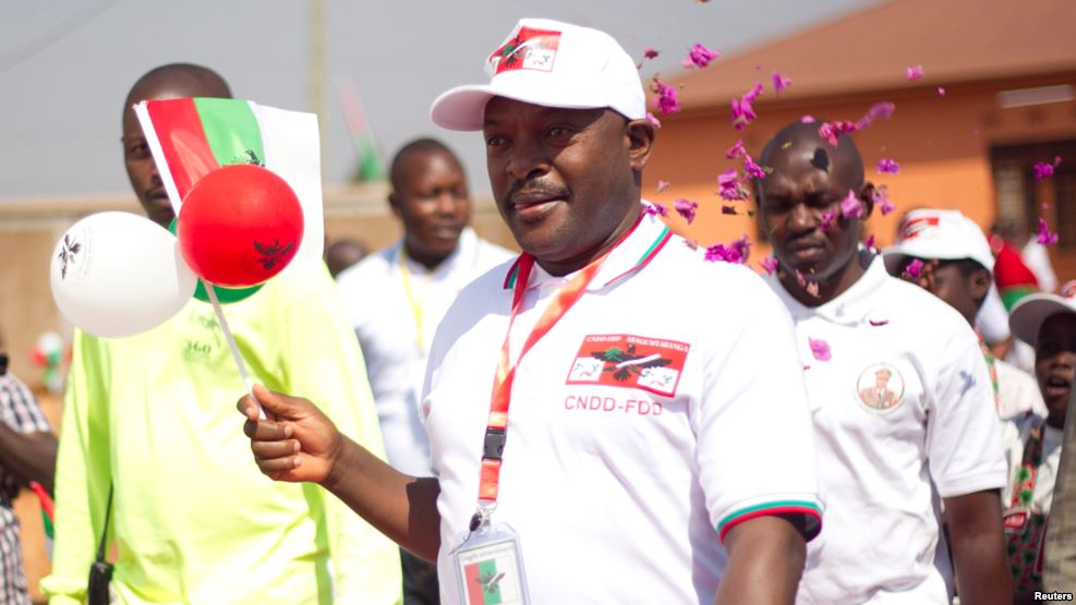 Burundi's President Pierre Nkurunziza (photo credit: VOA News)