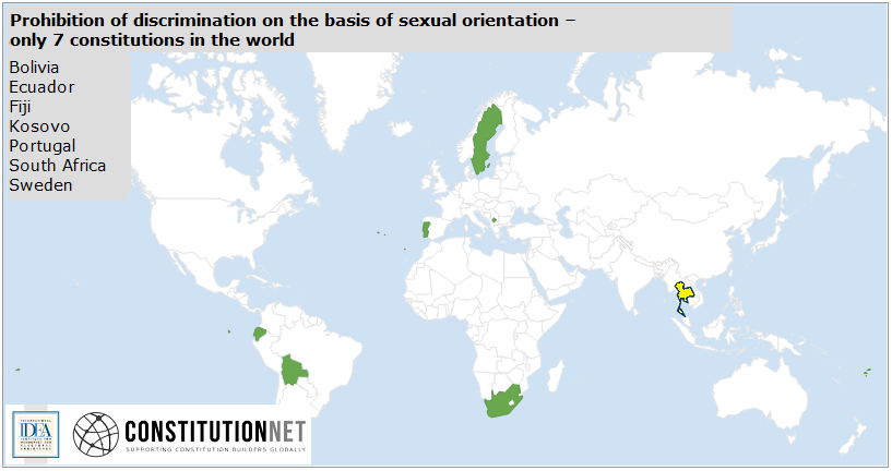 Constitutional protection of sexual minorities - will Thailand join the club?