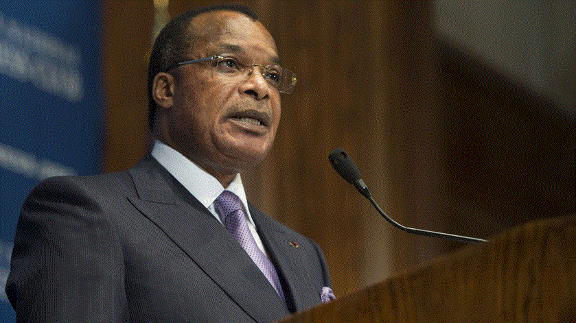 President of the Republic of Congo Sassou-Nguesso (Photo credit: Jim Watson)