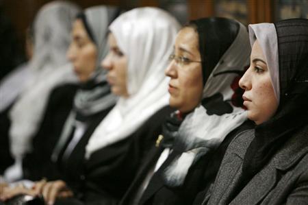 Female judges sworn in Cairo, 2007 (Photo credit: REUTERS/Tara Todras-Whitehill) Female judges sworn in Cairo, 2007 (Photo credit: REUTERS/Tara Todras-Whitehill)