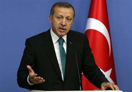 Turkey's Prime Minister Tayyip Erdogan addresses the media in Ankara November 13, 2013. Credit: Reuters/Umit Bektas Turkey's Prime Minister Tayyip Erdogan addresses the media in Ankara November 13, 2013. Credit: Reuters/Umit Bektas
