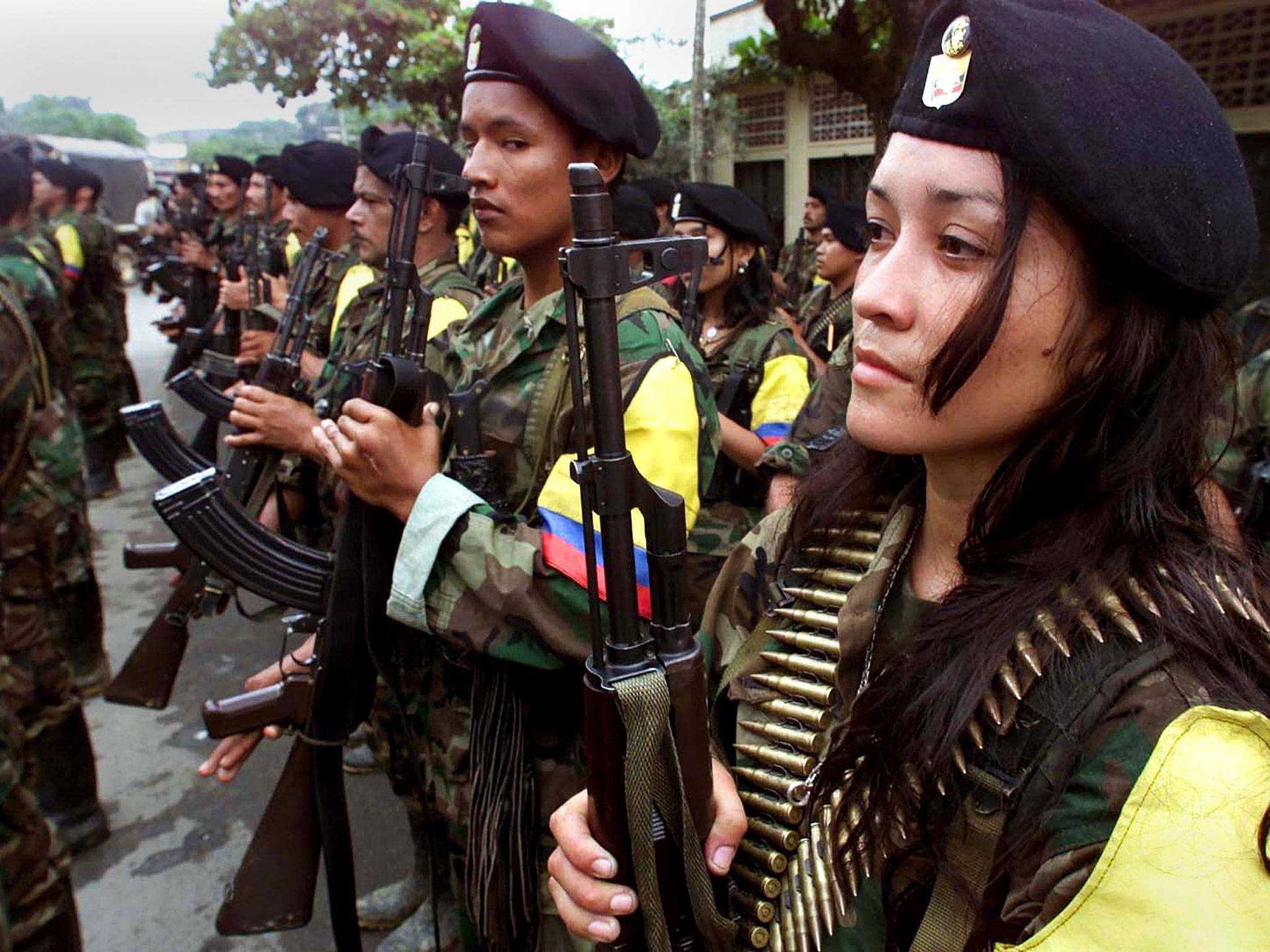 Farc rebels. The peace agreement seeks to end the longest running conflict in the Americas (photo credit: The Independent) Farc rebels. The peace agreement seeks to end the longest running conflict in the Americas (photo credit: The Independent)