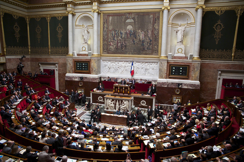 Article 49.3 of the French constitution gives the government the power to by-pass the National Assembly when it doesn’t have majority support. (photo credit: Parti Socialiste)