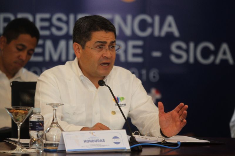 President of Honduras Juan Orlando Hernandez (photo credit: AFP Photo/STR) President of Honduras Juan Orlando Hernandez (photo credit: AFP Photo/STR)