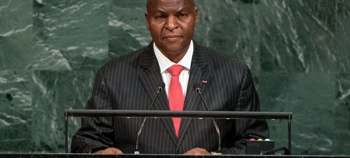 President Faustin-Archange Touadéra of the Central African Republic (photo credit: UN)