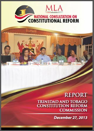 Trinidad and Tobago: National Consultation on Constitutional Reform Trinidad and Tobago: National Consultation on Constitutional Reform