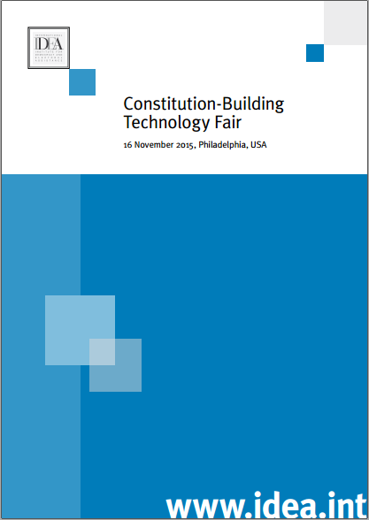 Constitution-Building Technology Fair 2015 - Final Report Constitution-Building Technology Fair 2015 - Final Report