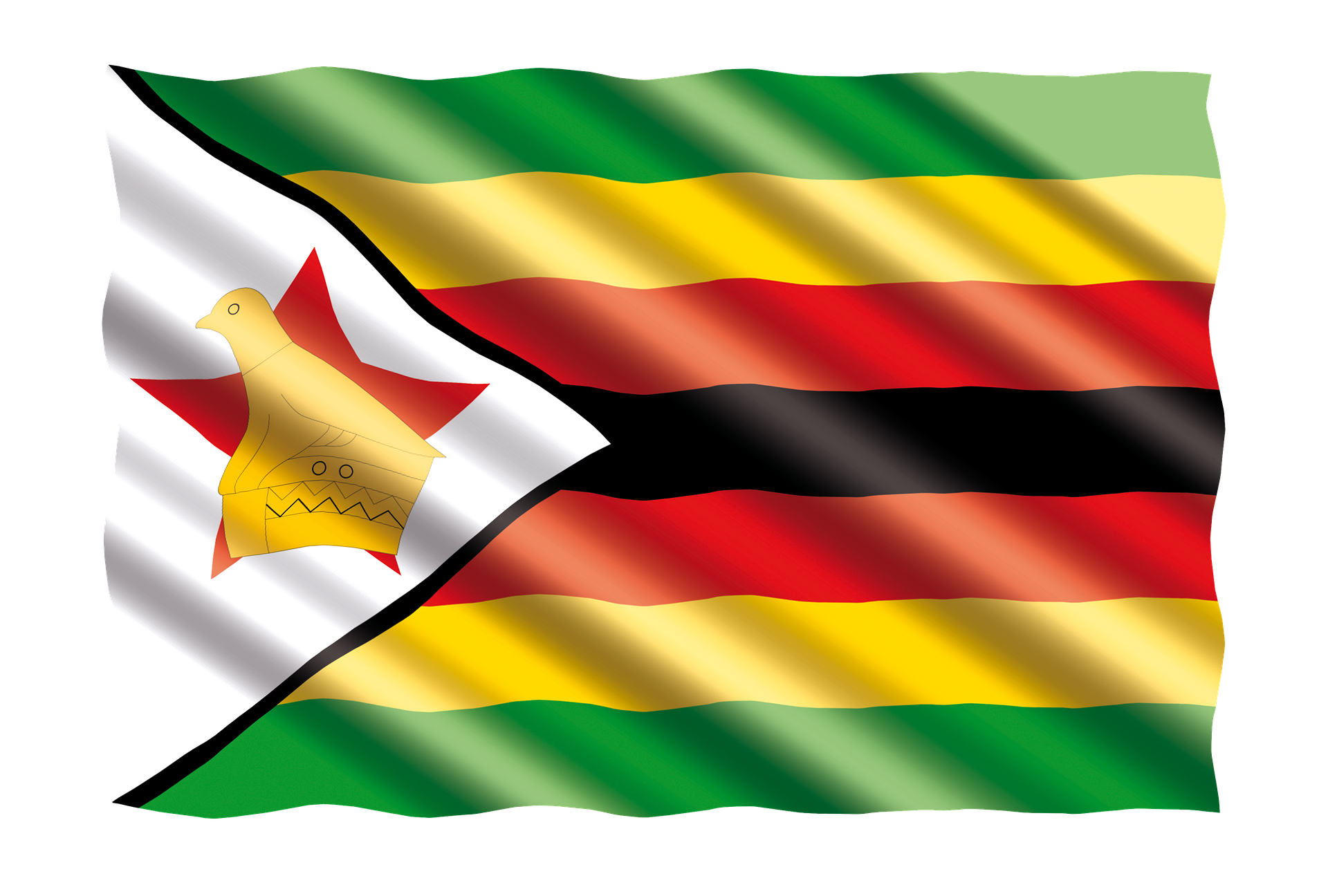 Flag of Zimbabwe (photo credit: pixabay)