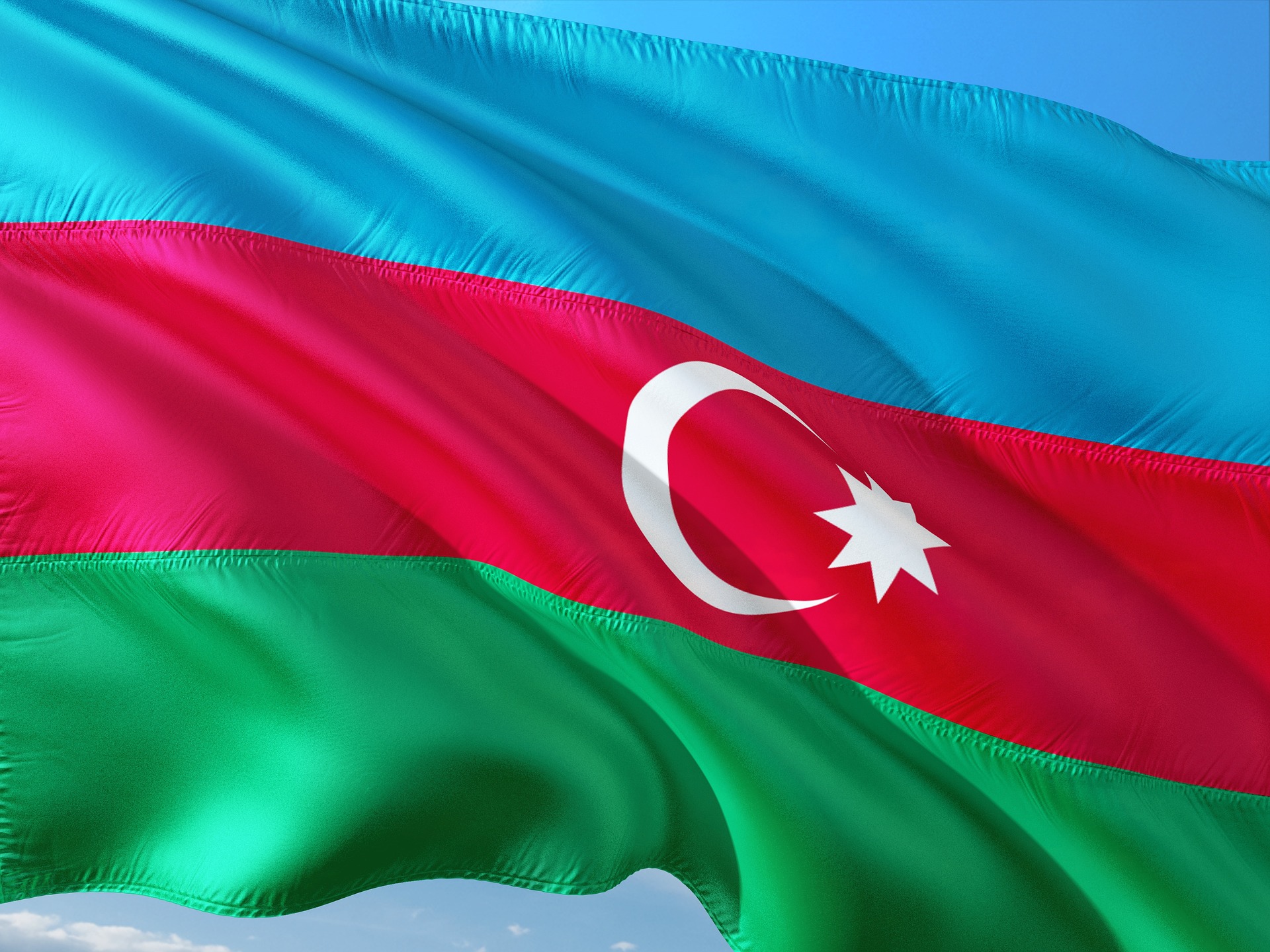 Flag of Azerbaijan (photo credit: pixabay) Flag of Azerbaijan (photo credit: pixabay)
