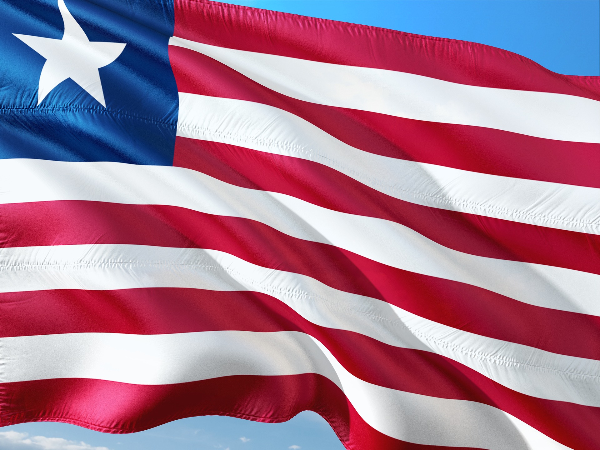 Flag of Liberia (photo credit: pixabay) Flag of Liberia (photo credit: pixabay)