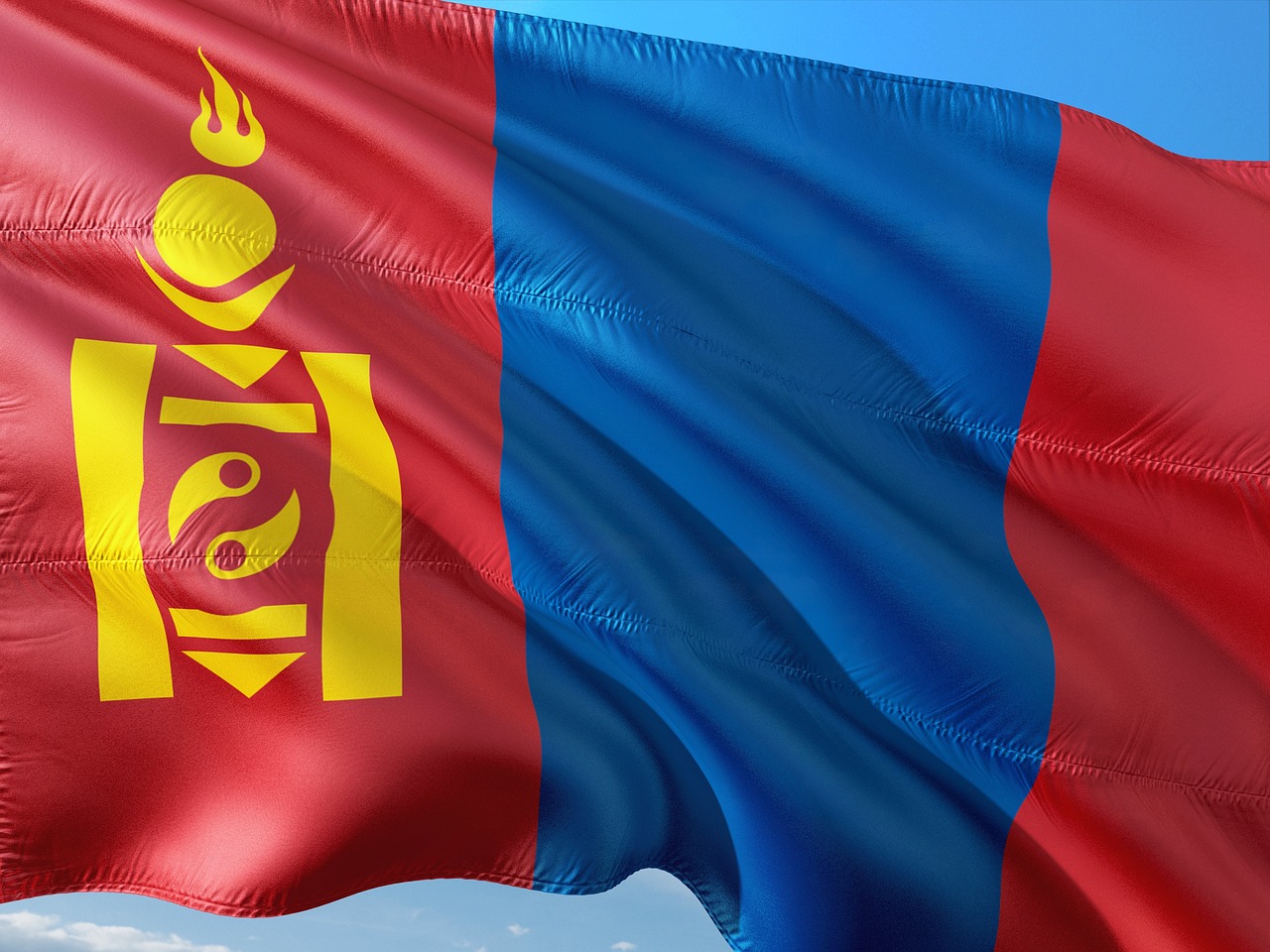 Flag of Mongolia (photo credit: jorono via pixabay) Flag of Mongolia (photo credit: jorono via pixabay)