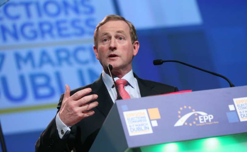 Irish Prime Minister Enda Kenny (photo credit: Life Site) Irish Prime Minister Enda Kenny (photo credit: Life Site)