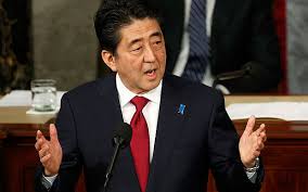 PM Shinzo Abe (photo credit: The Telegraph)