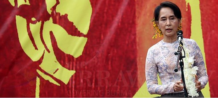 Aung San Su Kyi. (Photo: JPaing / The Irrawaddy)