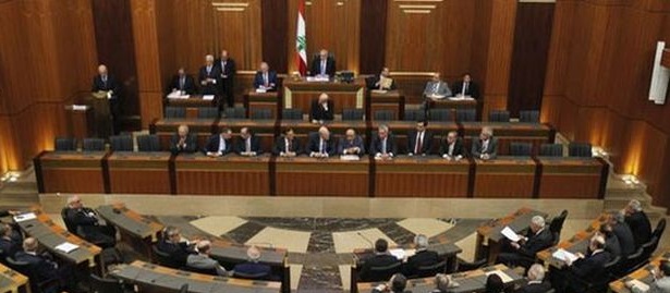 Lebanese MPs attend a parliament session in Beirut, Lebanon, on May 31, 2013. (Reuters/Mohamed Azakir)