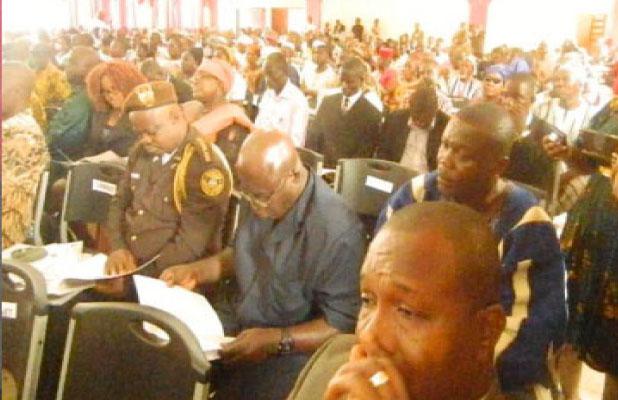 Delegates attending the Gbarnga Conferene (photo credit: Daily Observer) Delegates attending the Gbarnga Conferene (photo credit: Daily Observer)