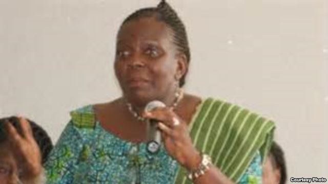 Counselor Gloria Musu-Scott, chairperson of the Constitution Review Committee Counselor Gloria Musu-Scott, chairperson of the Constitution Review Committee