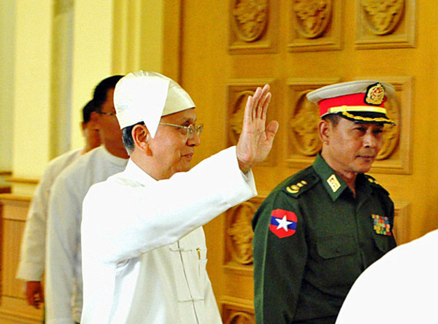 Myanmar's President Thein Sein (photo credit: Myanmar News)