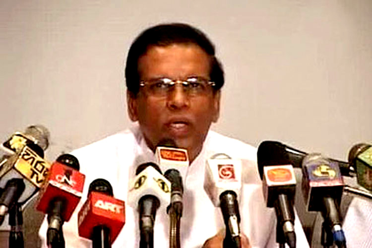 Maithripala Sirisena (photo credit: Vijay Kudal)