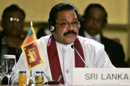  Sri Lanka's Mahinda Rajapakse has ruled the island nation since 2005