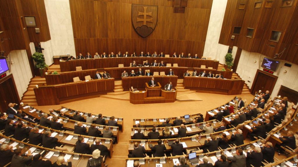 The Slovak Parliament amends the constitution, Dec. 08, 2015, to give authorities more powers to deal with terror suspects following the attacks in Paris. (photo credit: Voice of America) The Slovak Parliament amends the constitution, Dec. 08, 2015, to give authorities more powers to deal with terror suspects following the attacks in Paris. (photo credit: Voice of America)