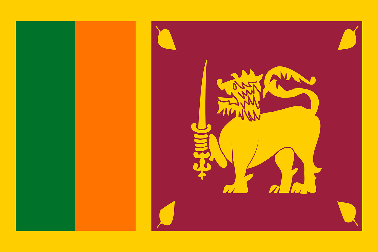 Flag of Sri Lanka (photo credit: pixabay)