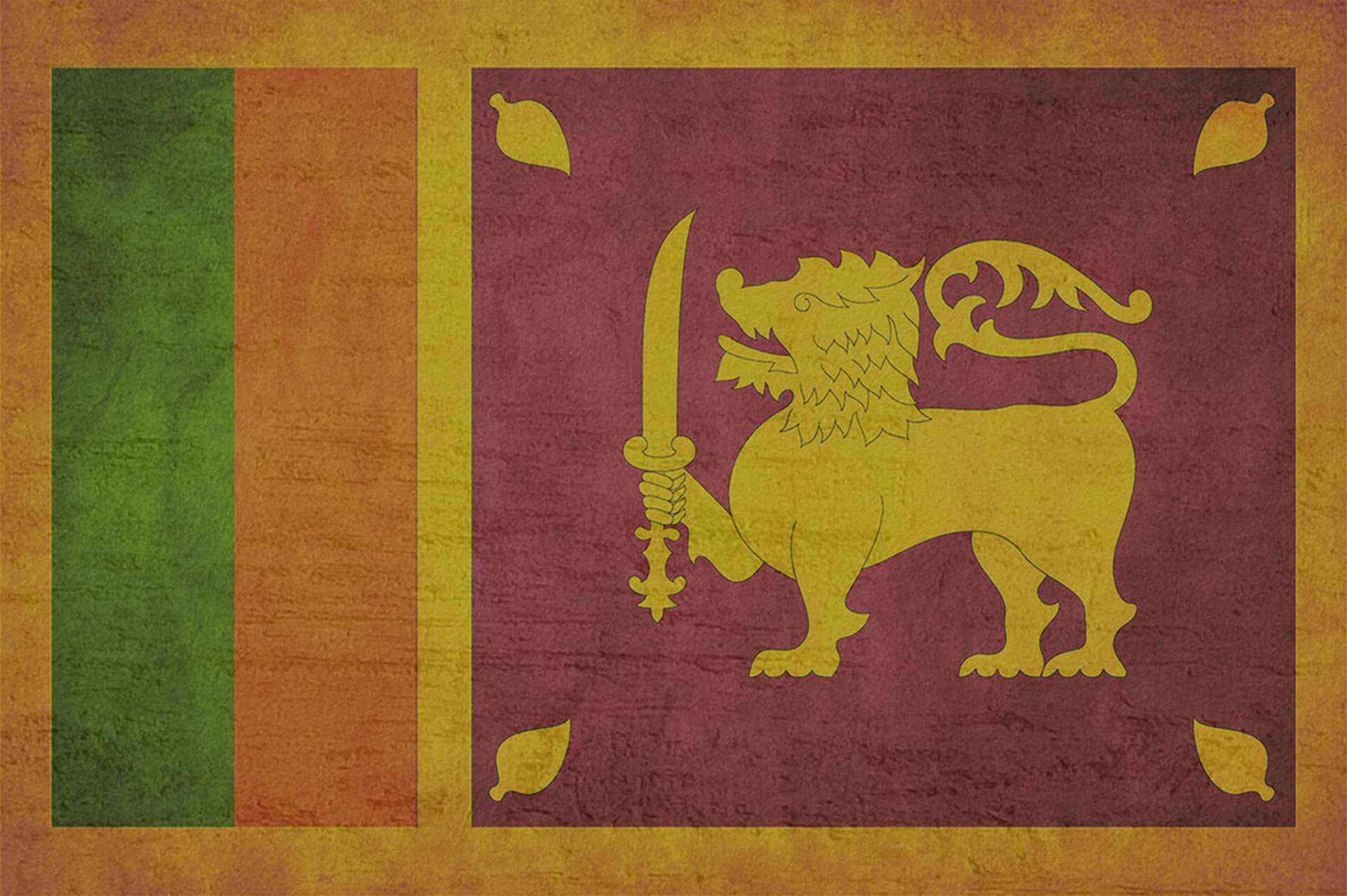 Flag of Sri Lanka (photo credit: pixabay)