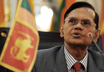 Former External Affairs Minister Prof. G. L. Peiris (photo credit: onlanka.com)