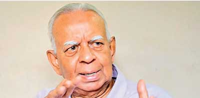 Opposition Leader Rajavarothiam Sampanthan (photo credit: Daily FT)